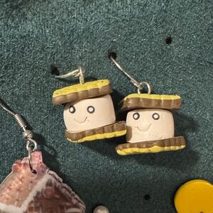 Cute S'mores Earrings for Kids
